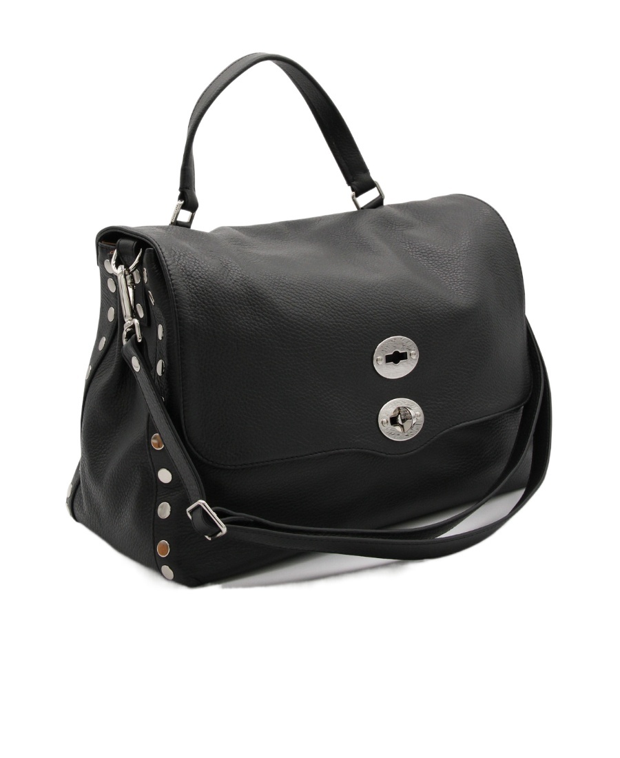 Zanellato Postina Stud-embellished Bag In Black
