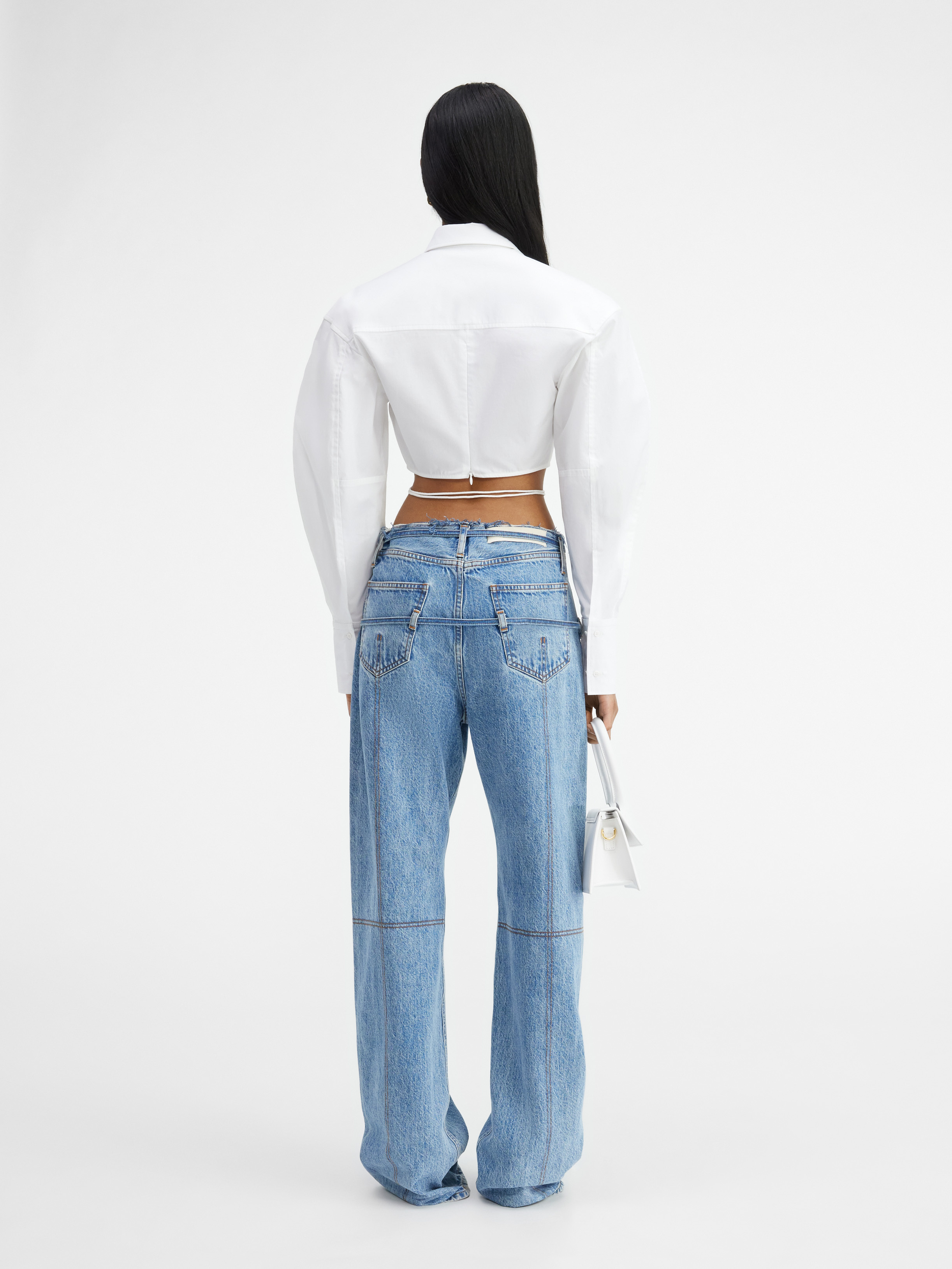 Jacquemus La Chemise Plidao In White