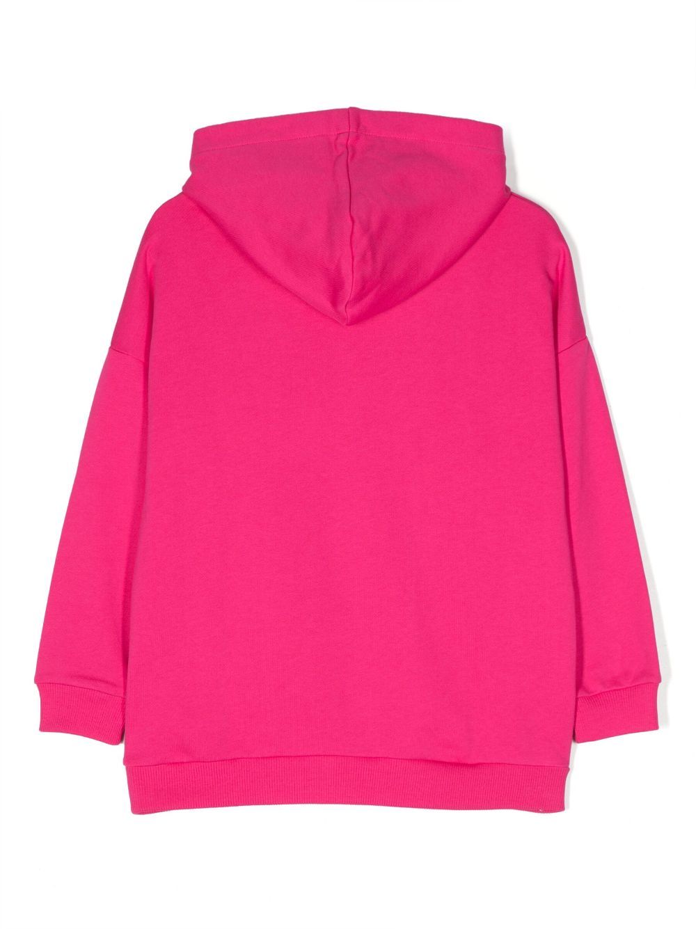 Missoni Embroidered Logo Cotton Sweat Dress In Pink