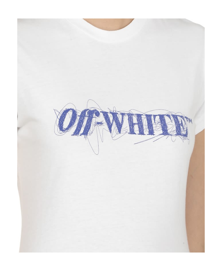 Off-white Pen Logo T-shirt In White