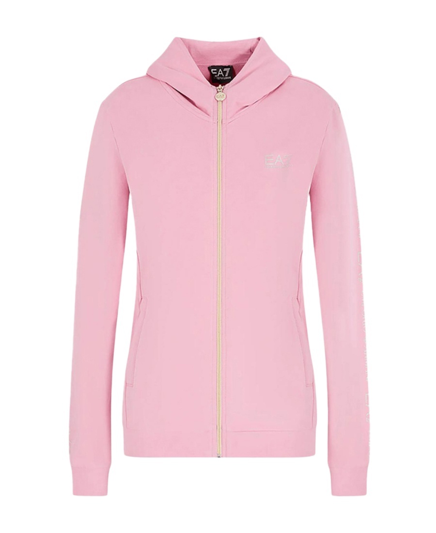 EA7 LOGO HOODED SWEATER 
