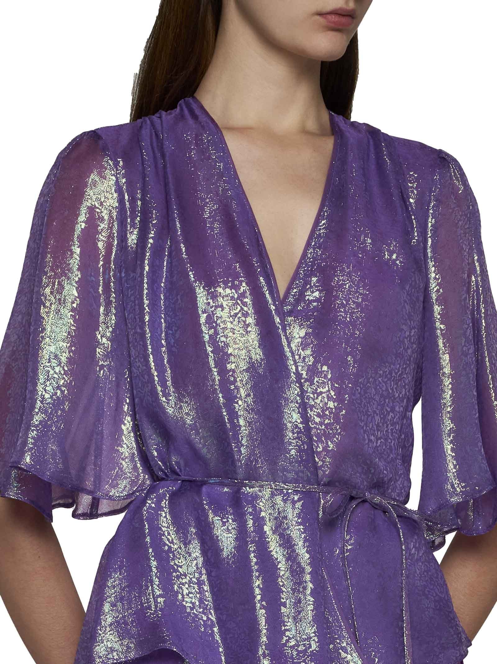 FORTE FORTE FORTE FORTE SHIMMER WRAP TOP