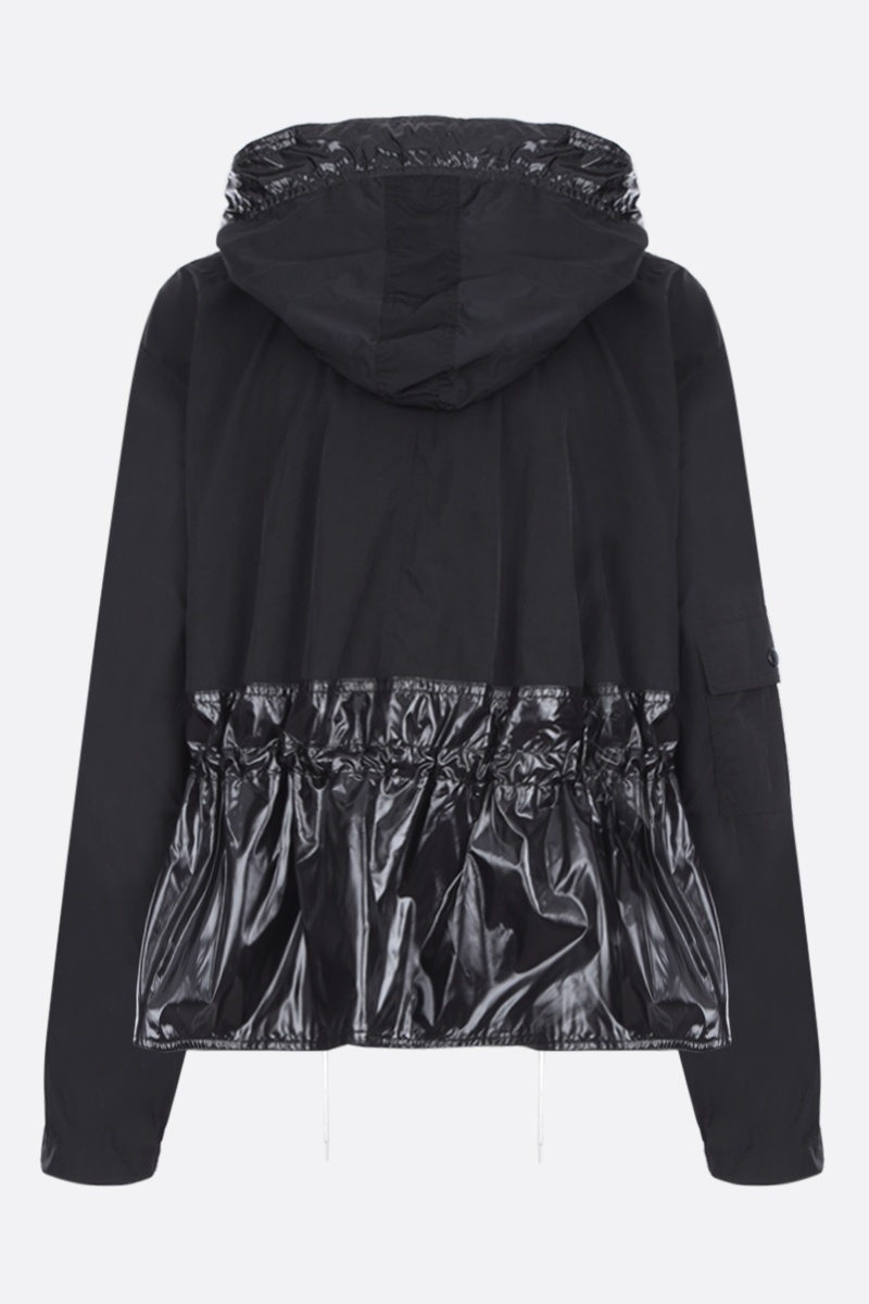 GIVENCHY CROPPED GATHERED WINDBREAKER 