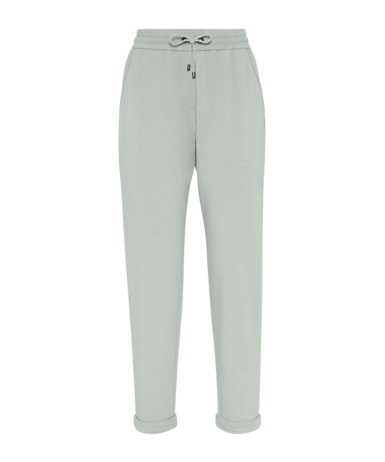 Brunello Cucinelli Light Fleece Pants In Gray