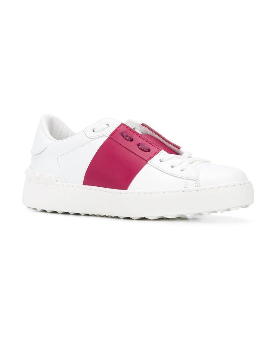Valentino Open Sneakers In White
