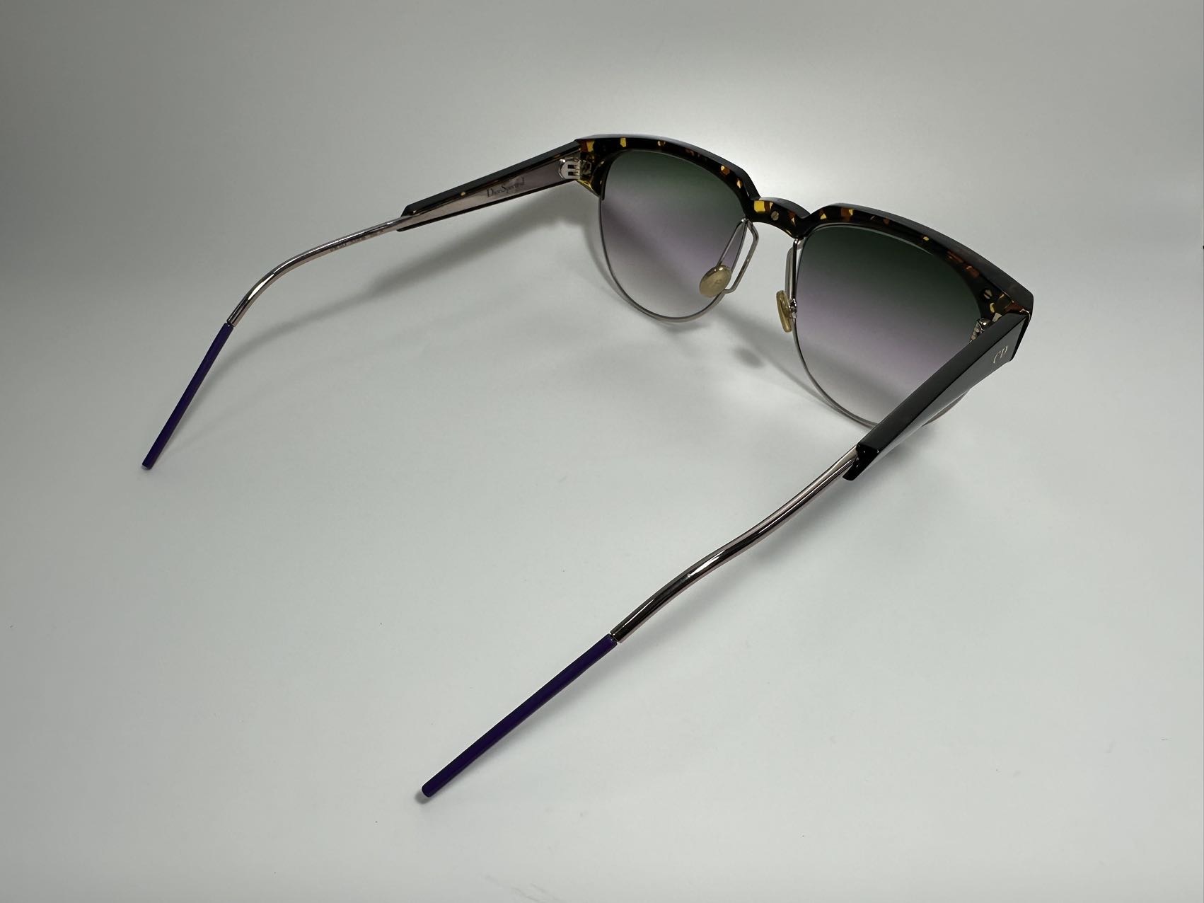 Dior Full-frame Logo Sunglasses In Black