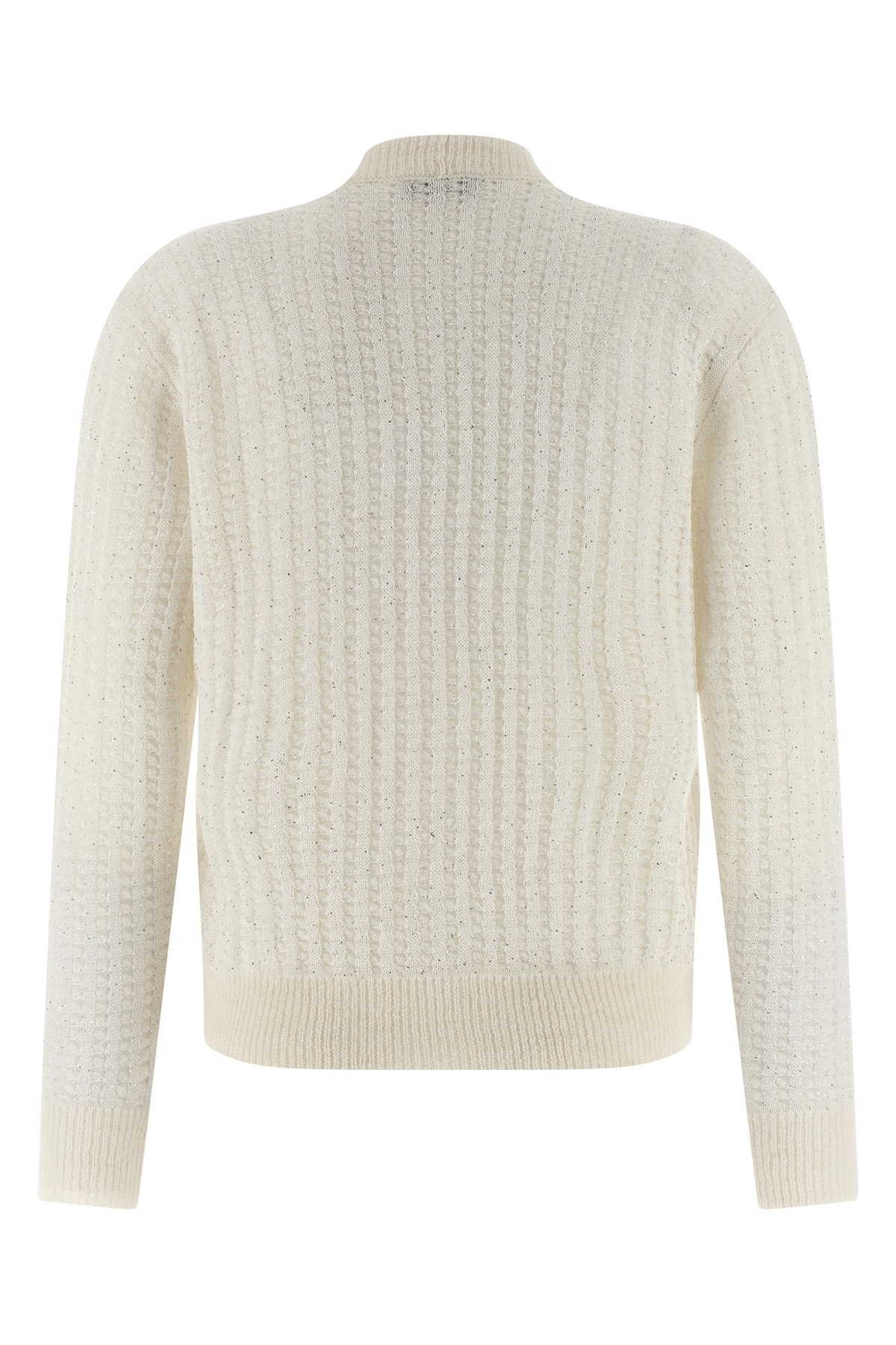 Peserico Tricot Cardigan Sweaters And Cardigans White In Neutral