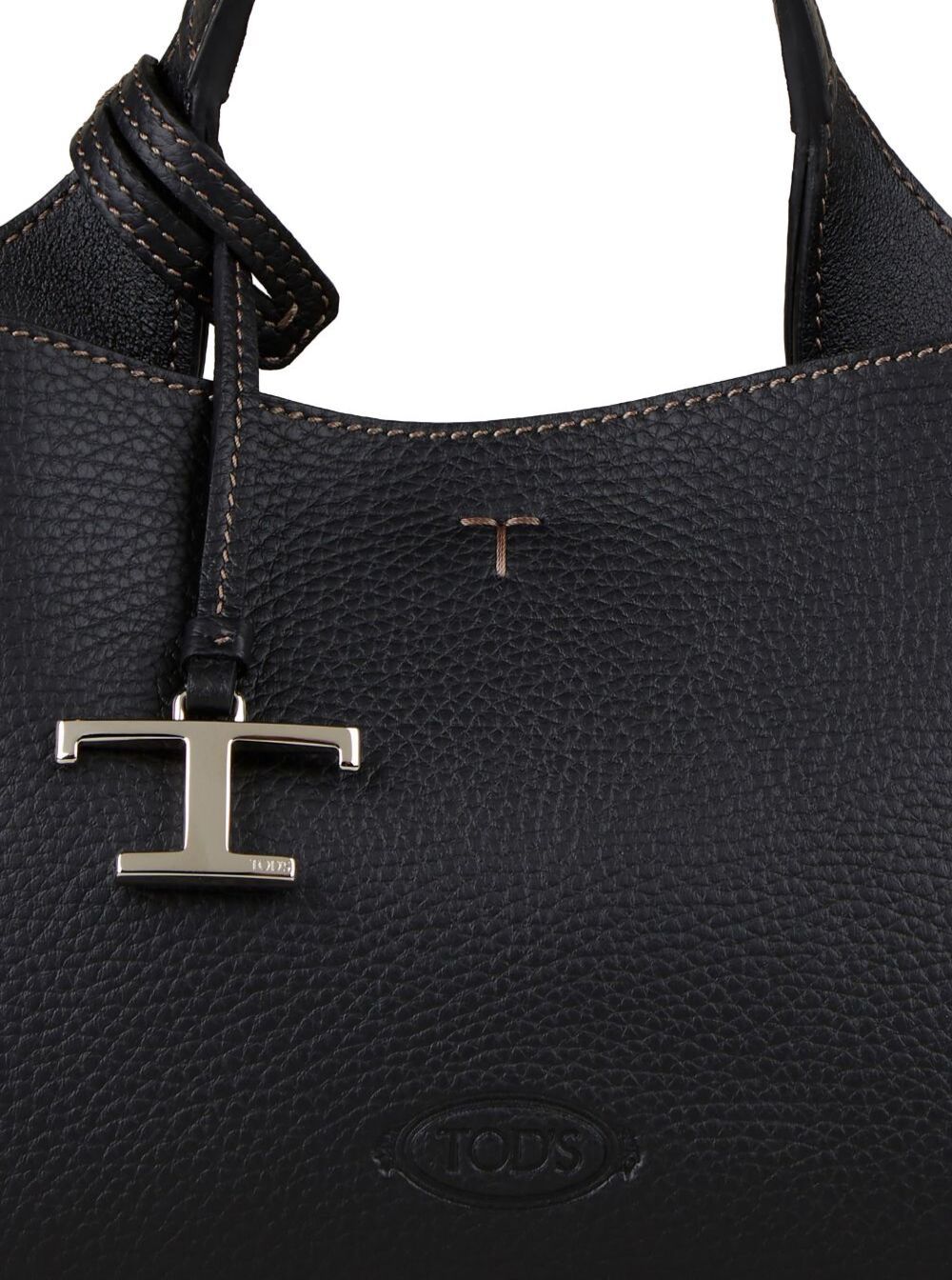 Tod's Women Micro T Timeless Handbag In Black