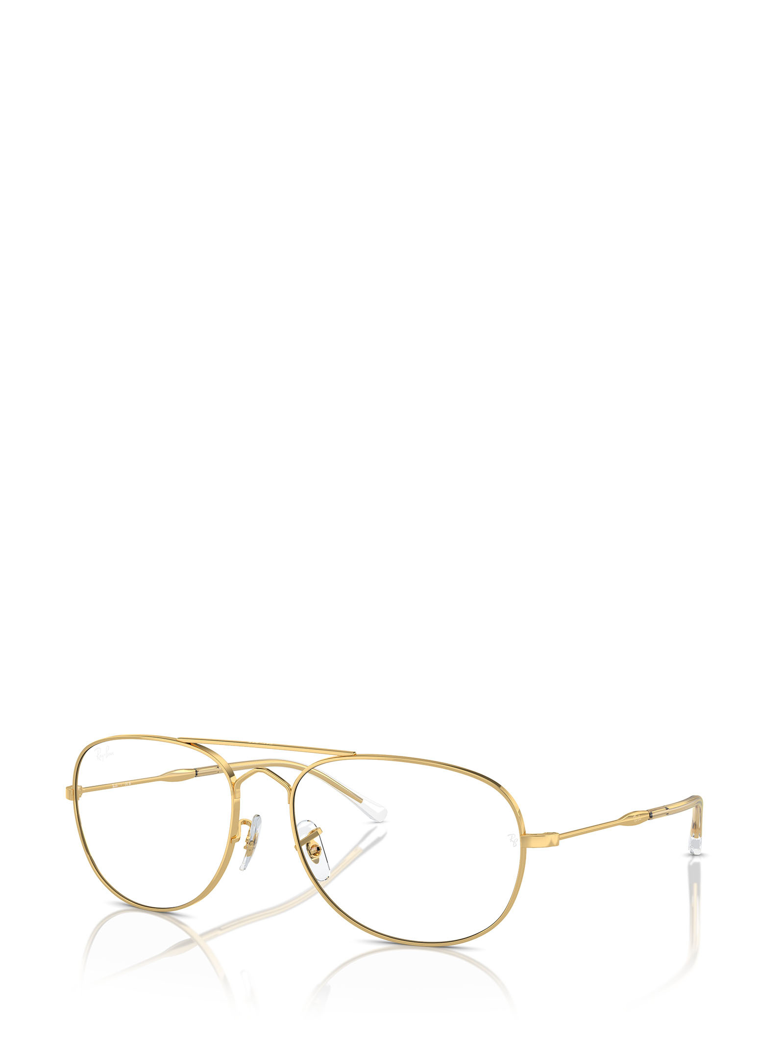 Ray Ban Bain Bridge 60mm Polarized Pillow Aviator Sunglasses In Gold