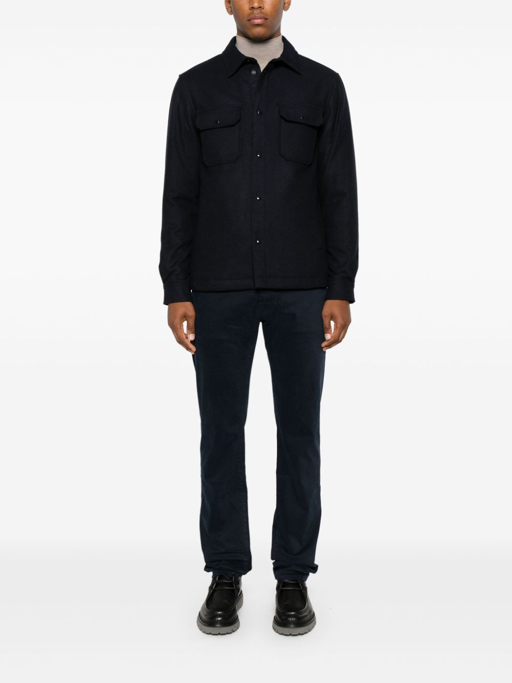 Woolrich Man's Color Blue Size S In Black