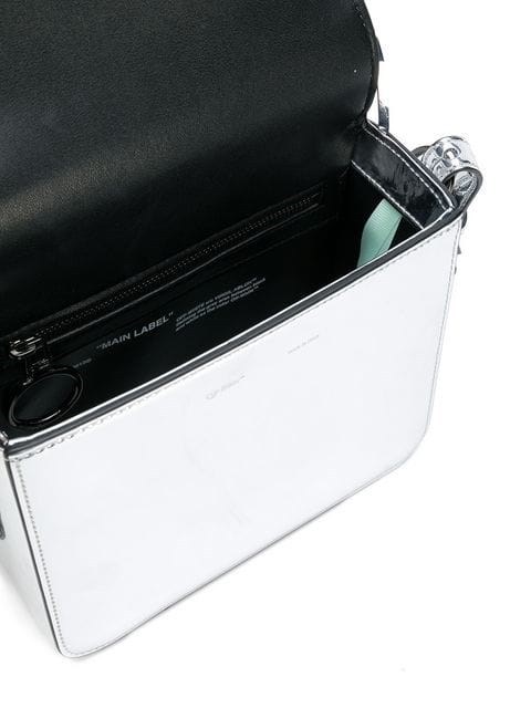 Off-white Mirror Cross-body Bag In Multicolor