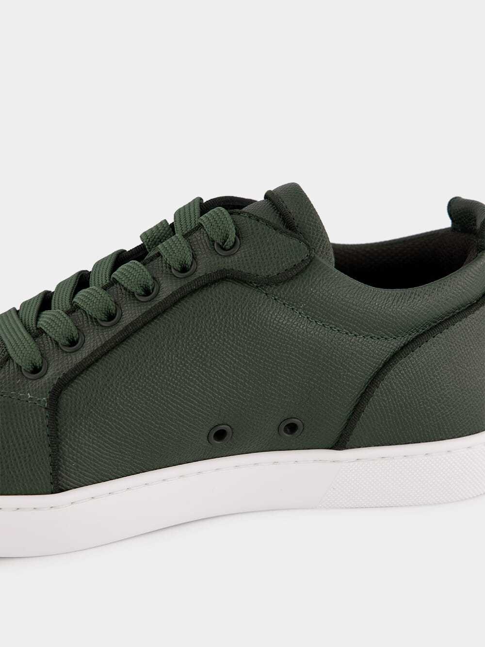 Christian Louboutin Lace-up Low-top Sneakers In Green