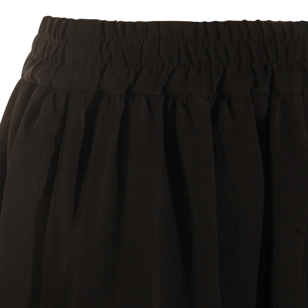 Twinset Twin-set Flowing Black Maxi Skirt In Black