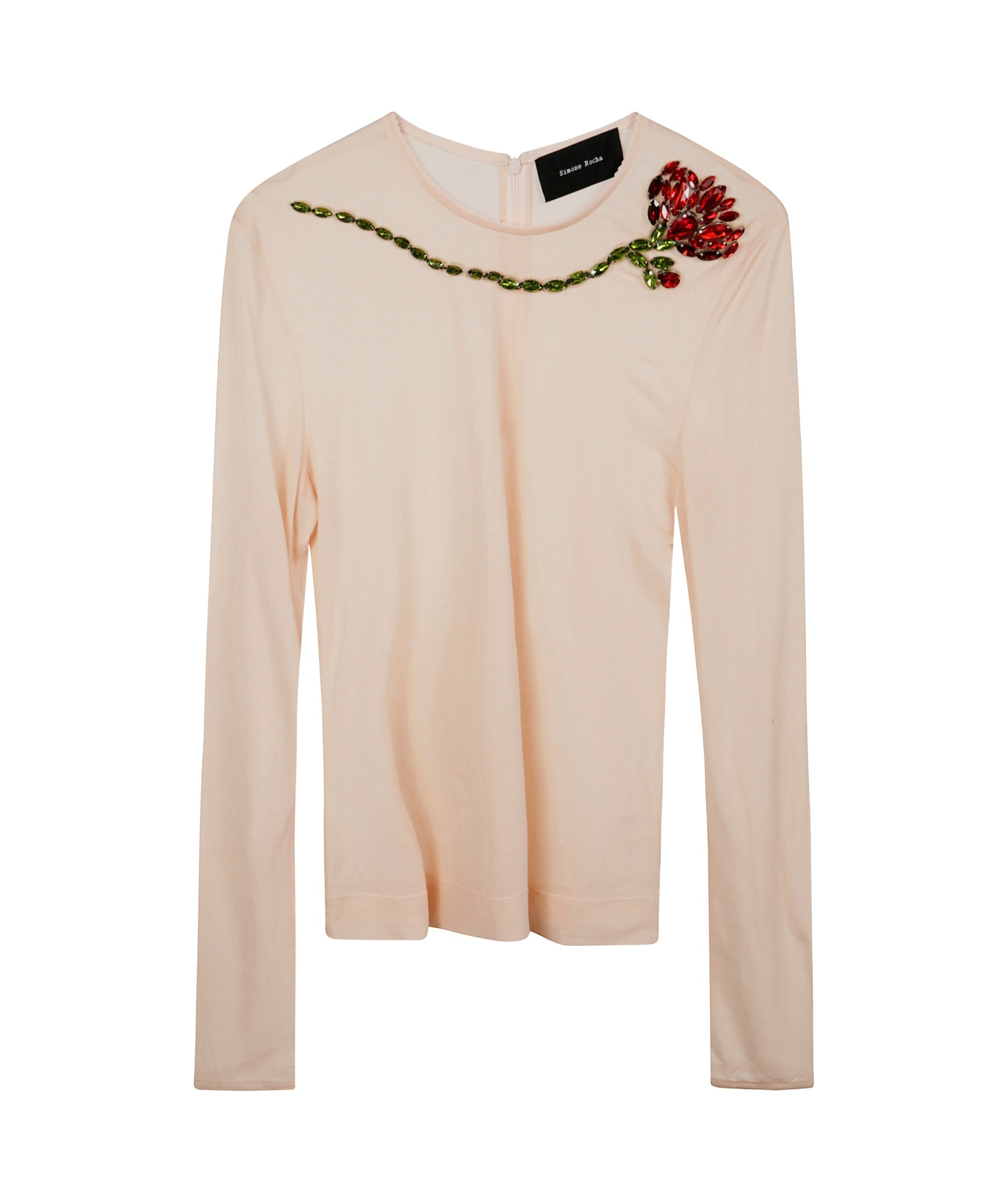 Simone Rocha Mesh Top In Nude