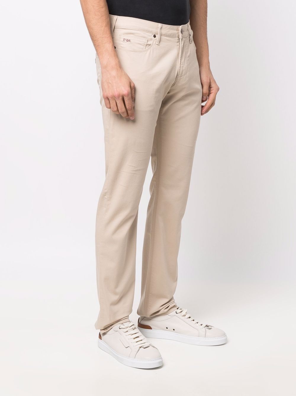 EMPORIO ARMANI STRAIGHT-LEG TROUSERS