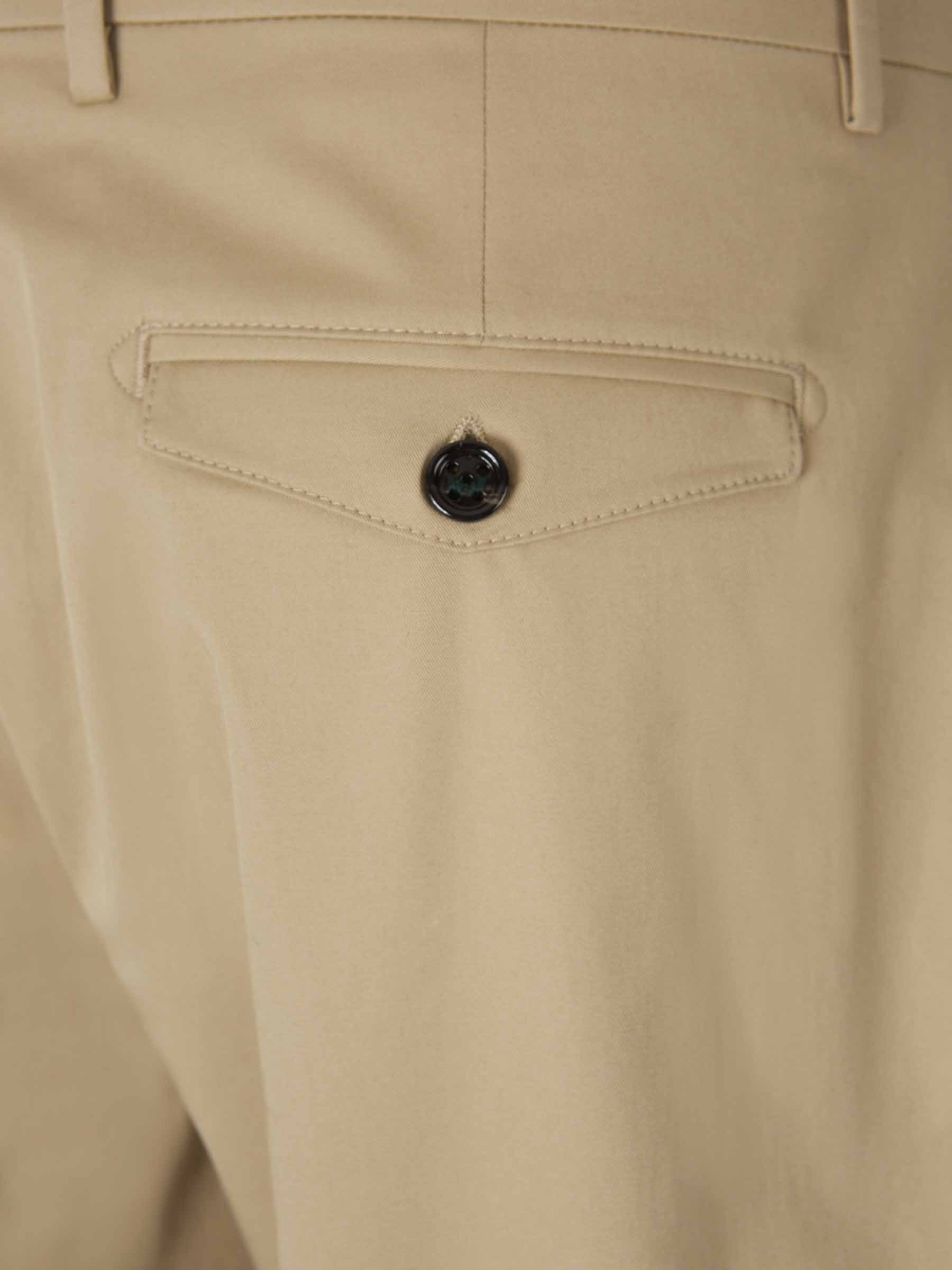 BERWICH PRESSED-CREASE CHINOS