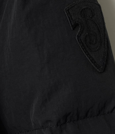 Shop Burberry Shield-appliquéd Puffer Coat In Black