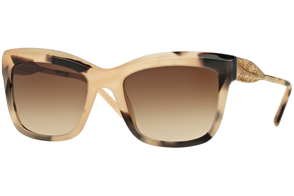 Burberry Logo Sunglasses In Nude