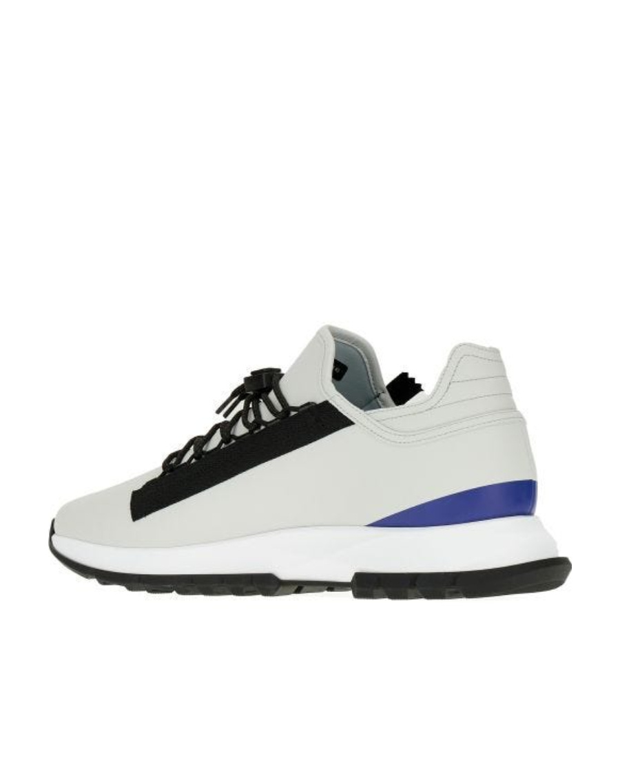 Givenchy Spectre Runner Sneakers In 4g Synthetic Fiber With Zip In Grey Black