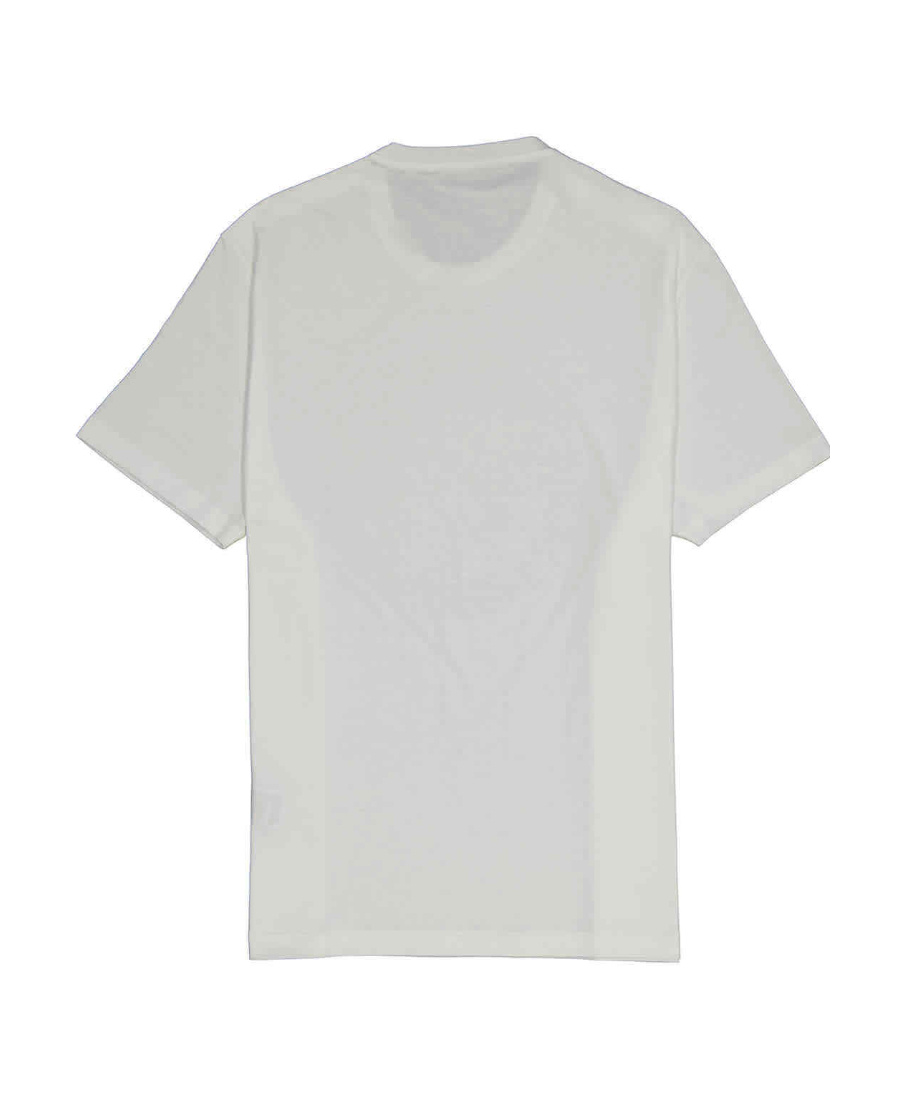 Versace Logo Short-sleeved T-shirt In White