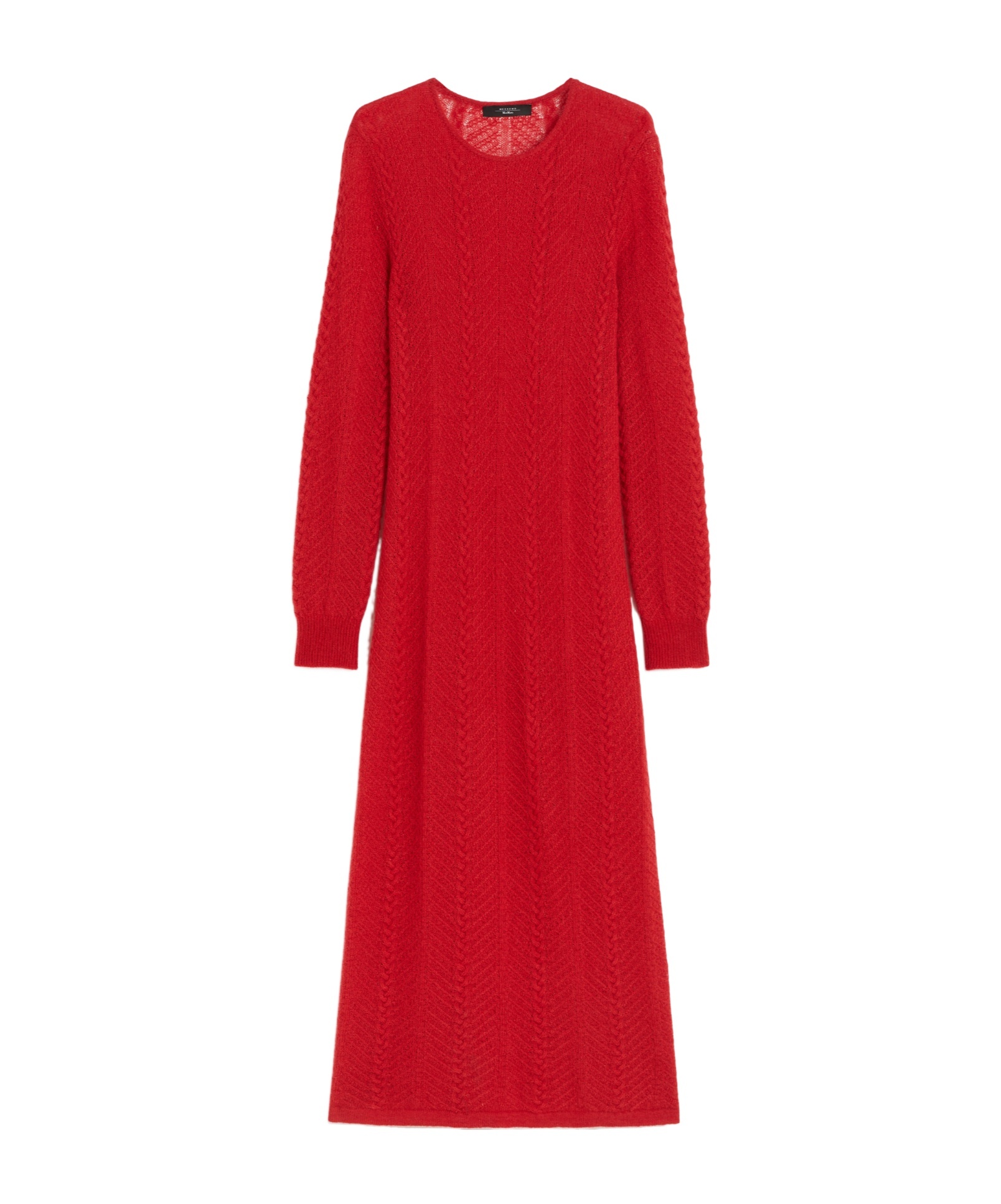 Weekend Max Mara Long-sleeved Dress In Red