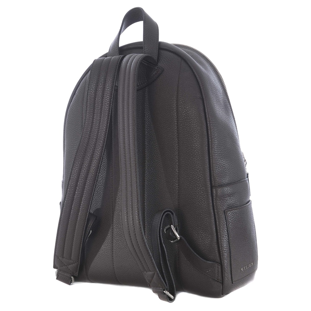 Orciani Micron Grained-leather Backpack In Black