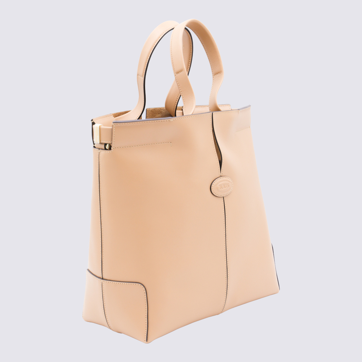 Tod's Di Bag Folio Small Top Handle Bag In Brown