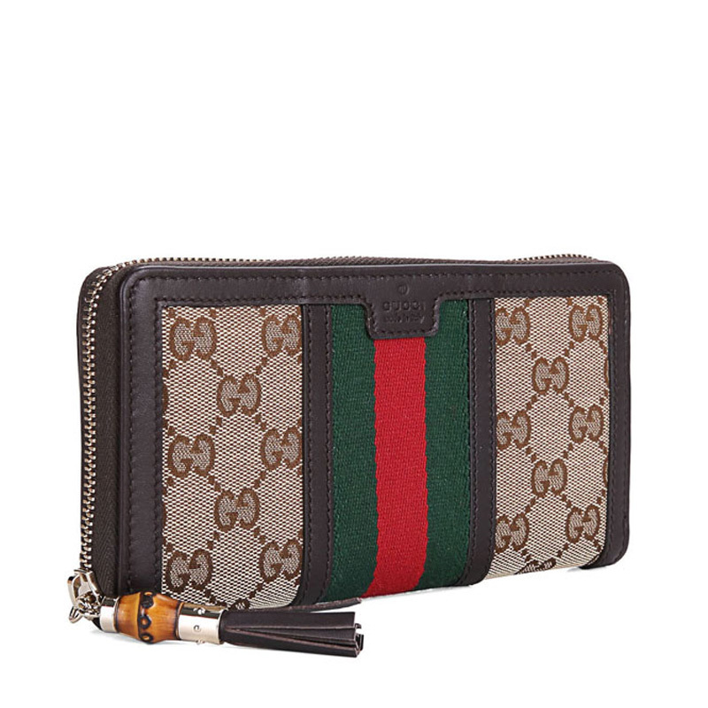 Shop Gucci Gg Jacquard Purse In Multicolor