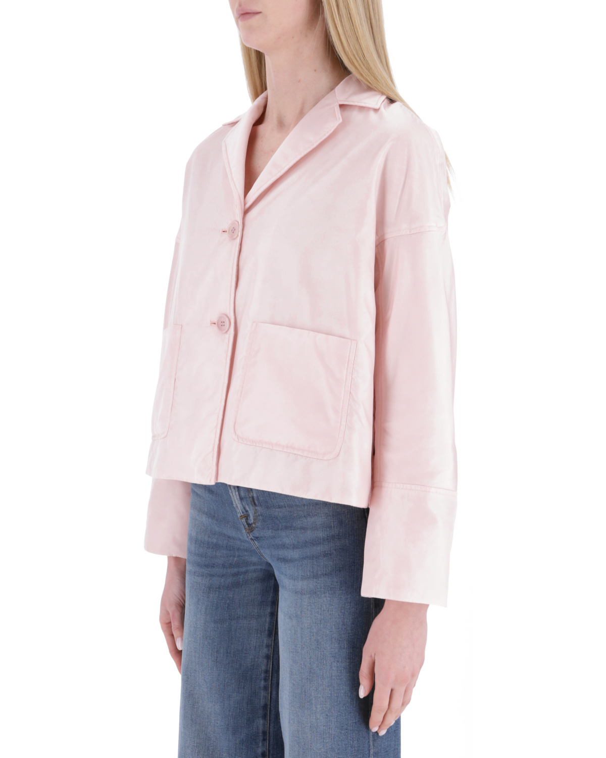 Aspesi Notched-lapels Lightweight Jacket In White