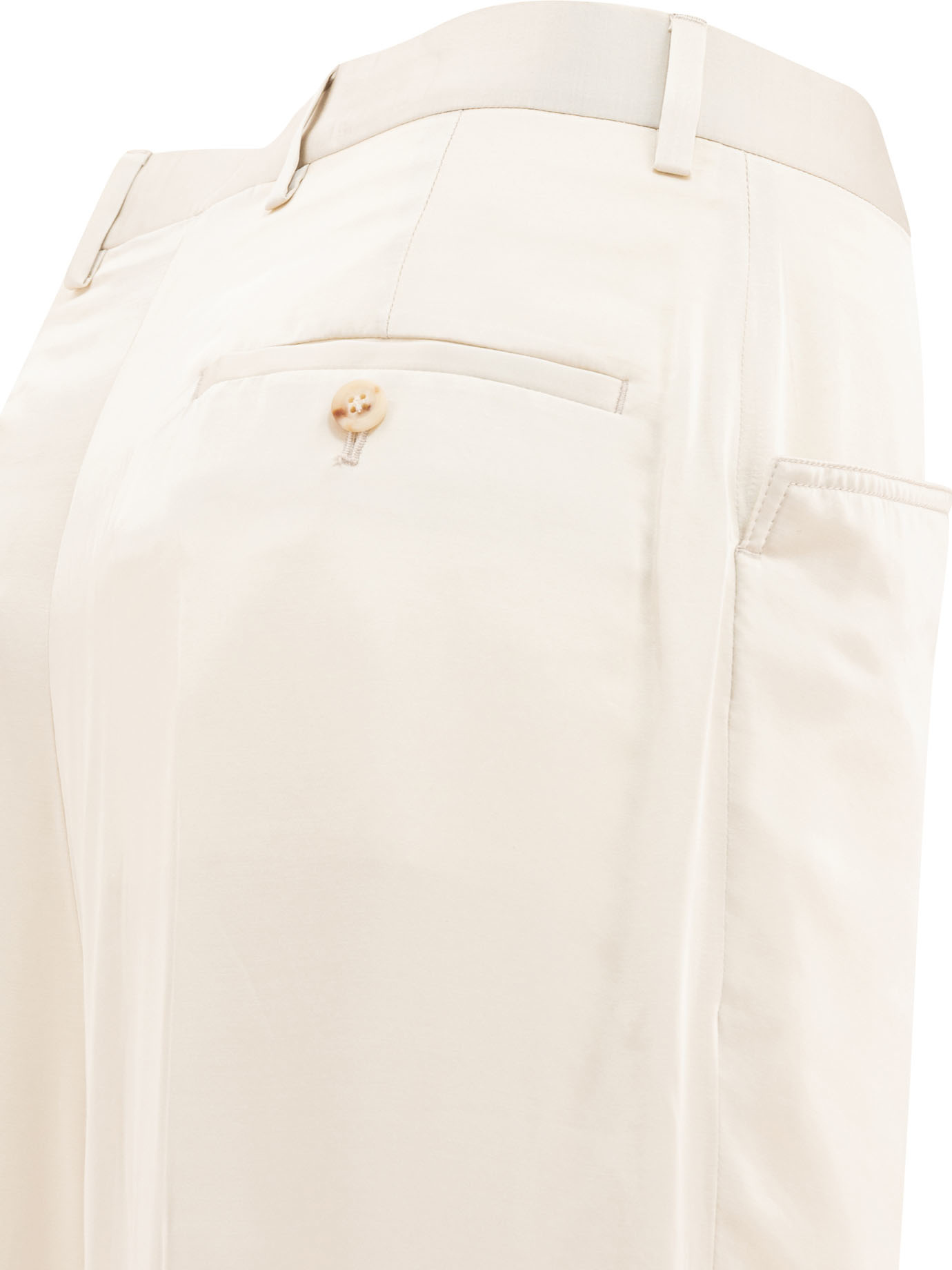 Rick Owens Belt-loop Casual Pants In Nude