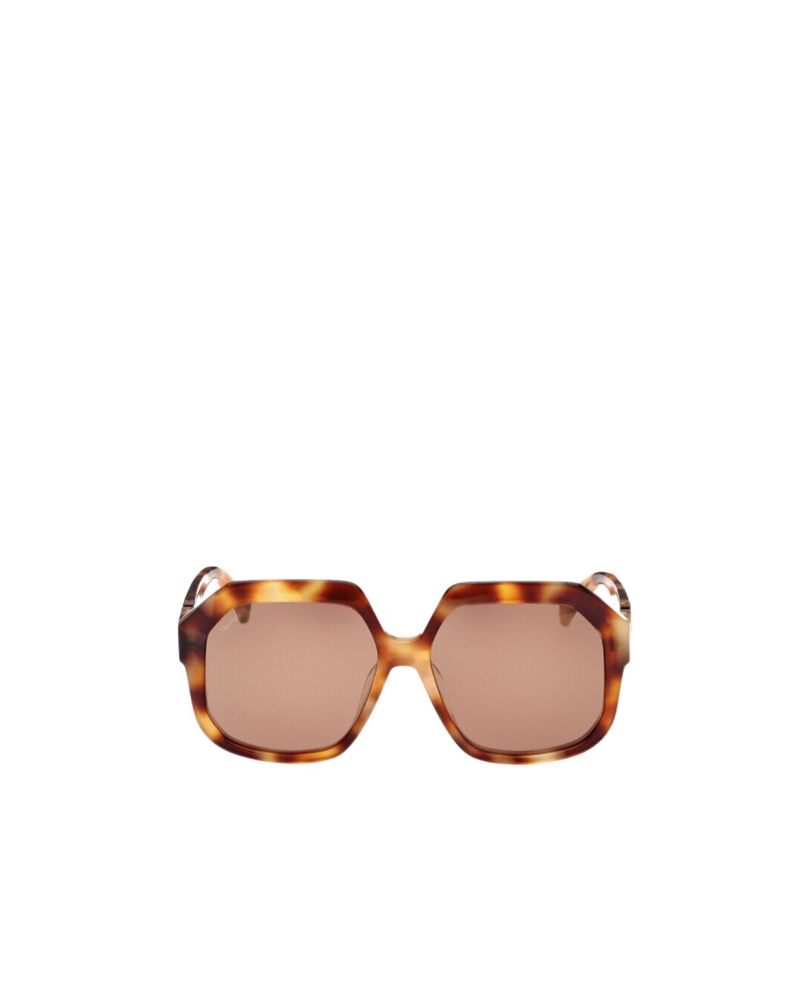Max Mara Logo Sunglasses In Nude