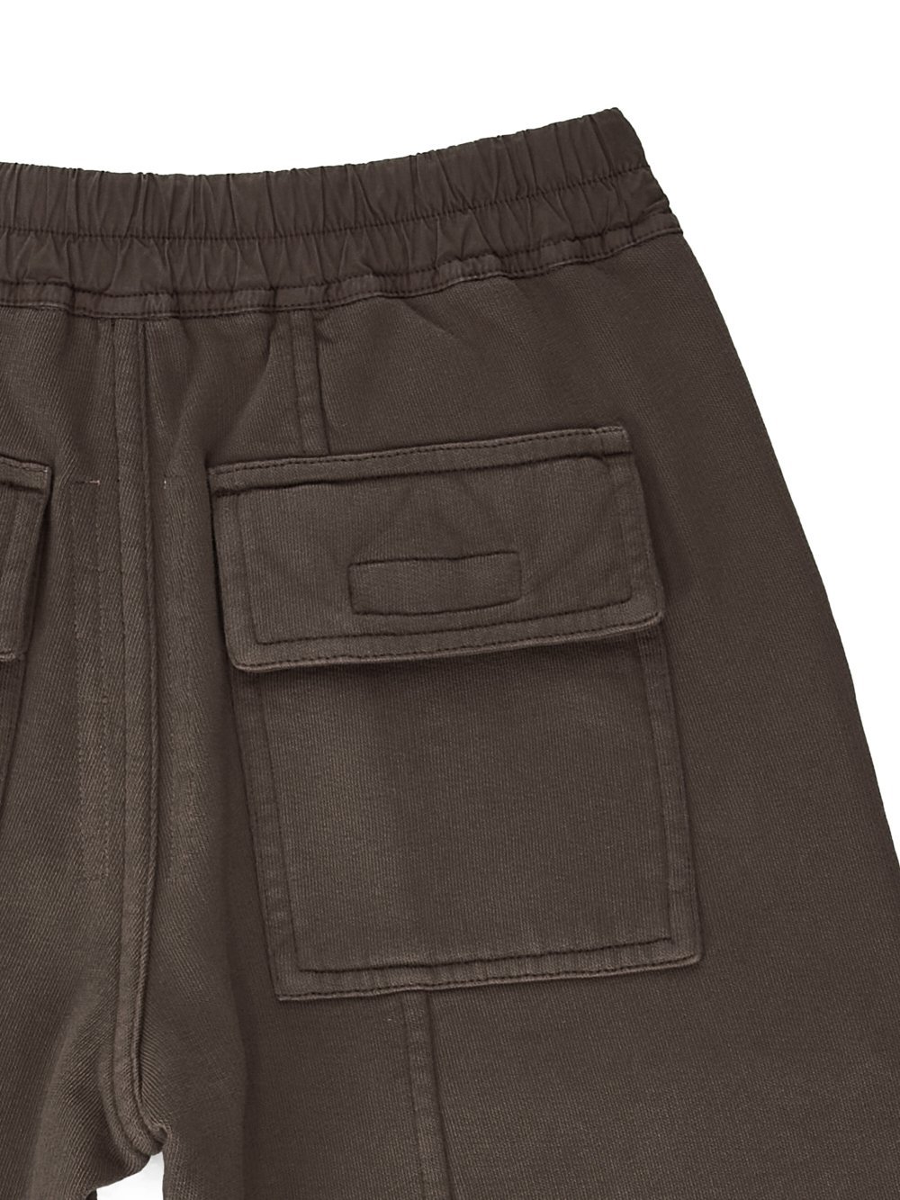 Rick Owens Pocket Drawstring Shorts In Gray