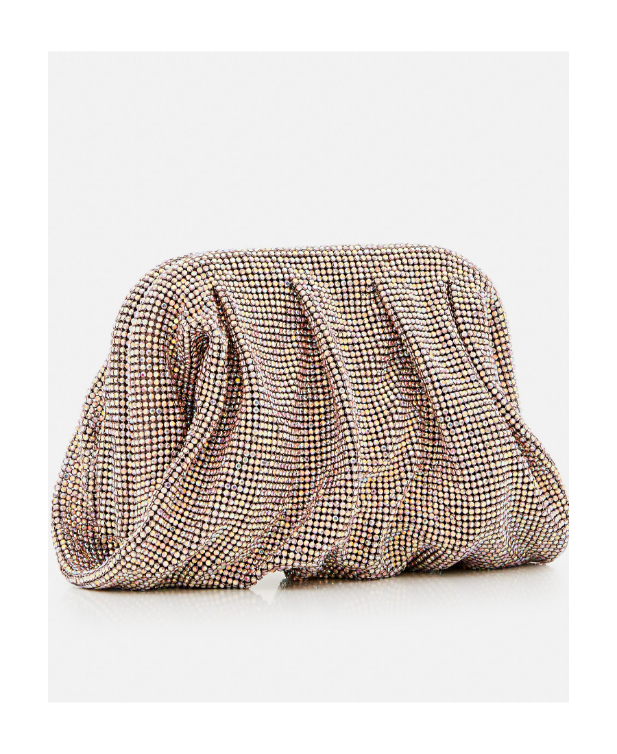 Benedetta Bruzziches Venus La Grande Embellished Clutch Bag In Nude