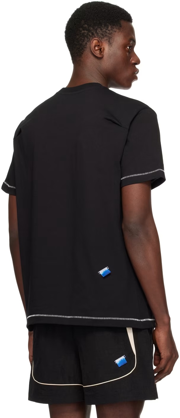 Ader Error Short-sleeved T-shirt In Black