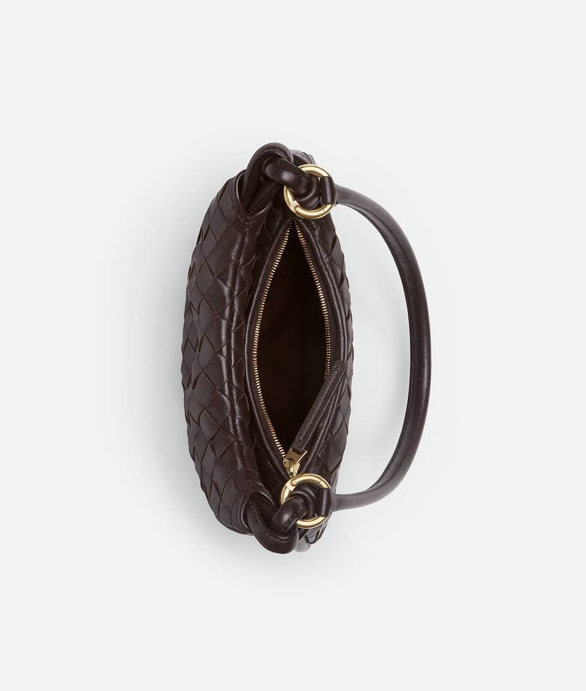 Bottega Veneta Brown Small Gemelli Shoulder Bag In Brown