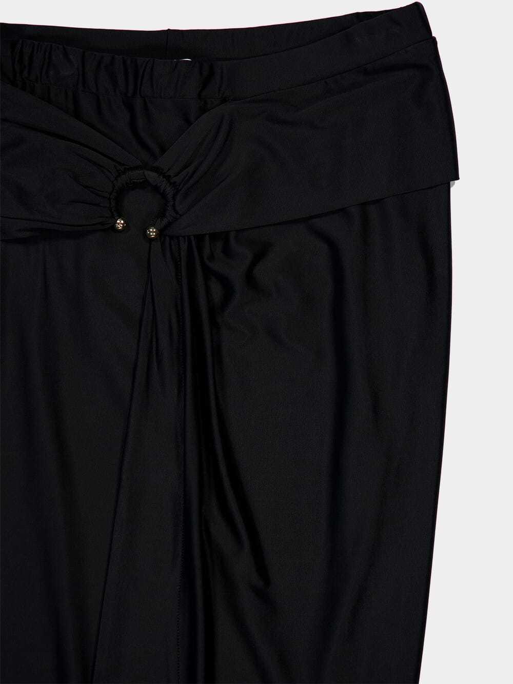 Shop Rabanne Jupe Maxi Skirt In Black