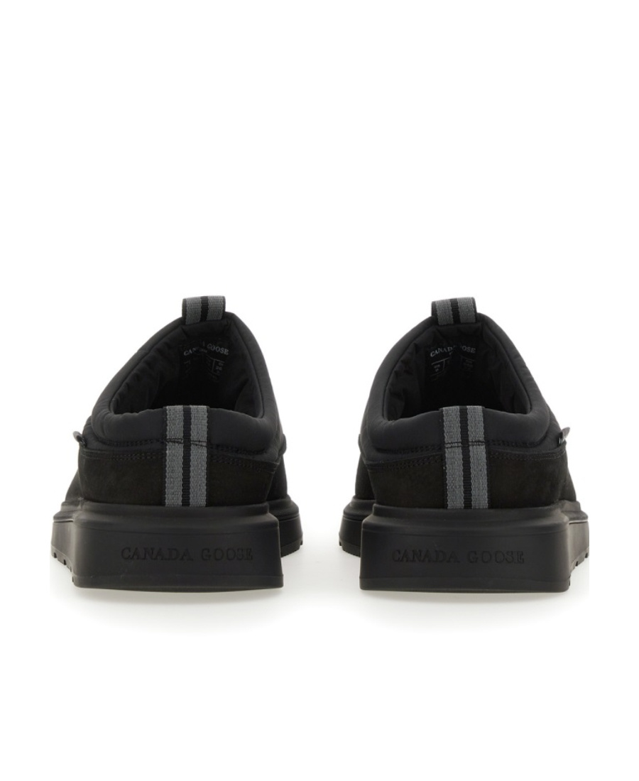 Canada Goose Crofton Puffer Slippers In Black