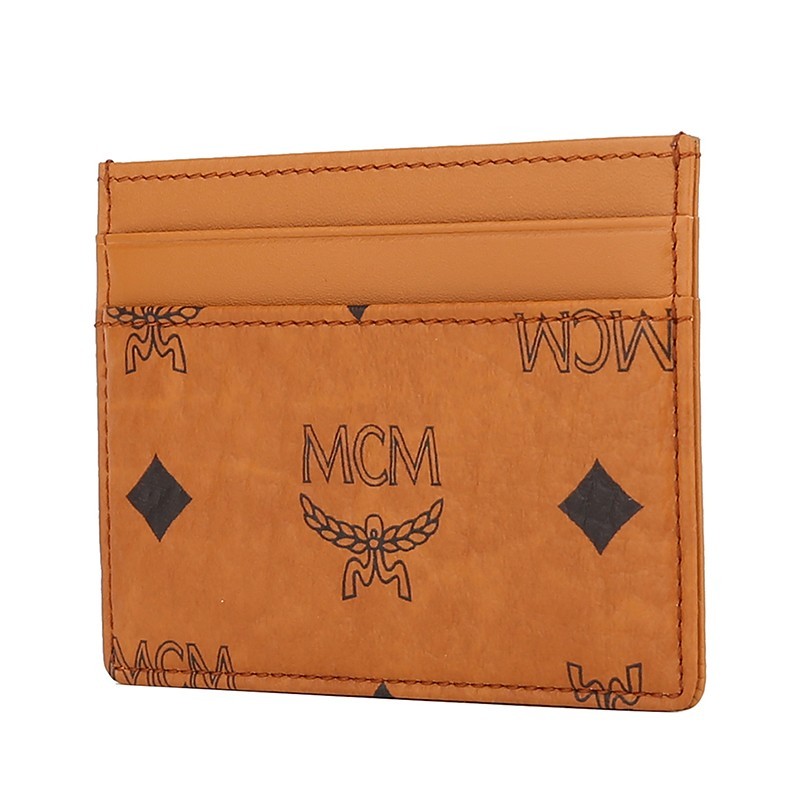 Mcm Logo Stamp Card Package In Orange