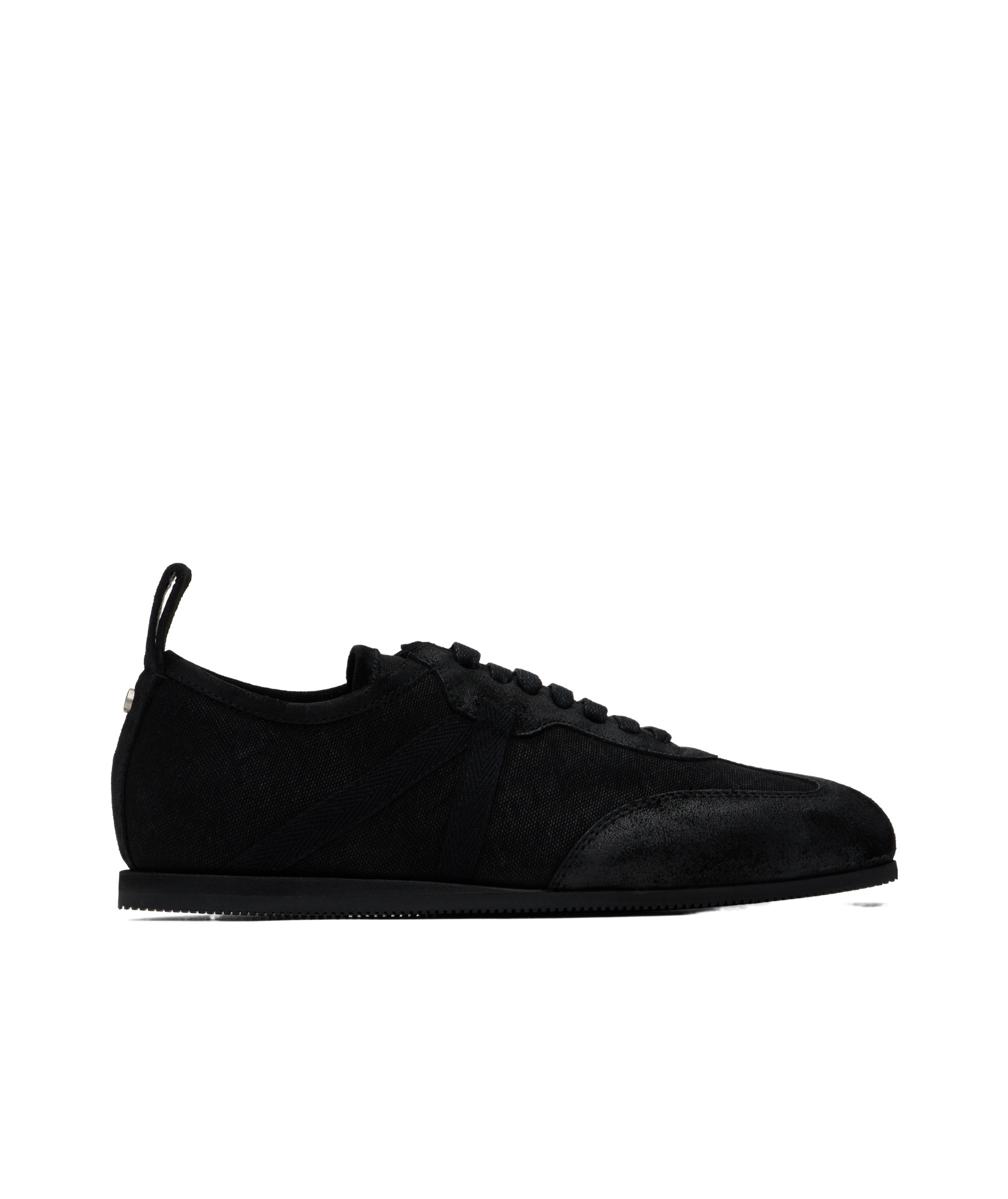 Ann Demeulemeester Black Siru Low-top Boxing Sneakers In Black