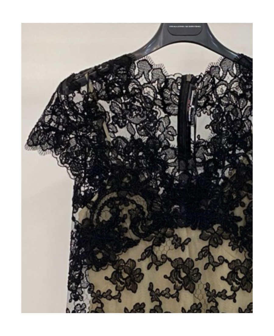 Ermanno Scervino Embroidered Detail Dress In Black