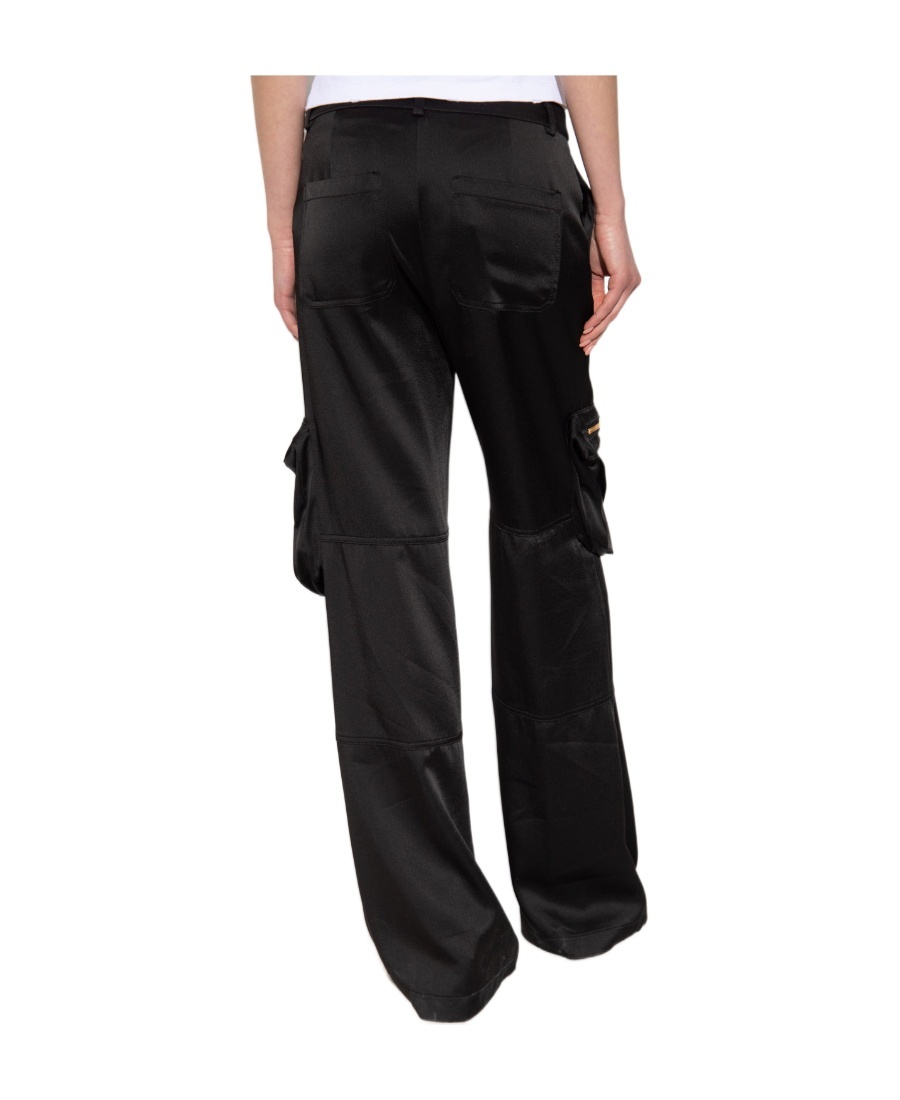 Blumarine Pocket Detailed Cargo Pants In Black