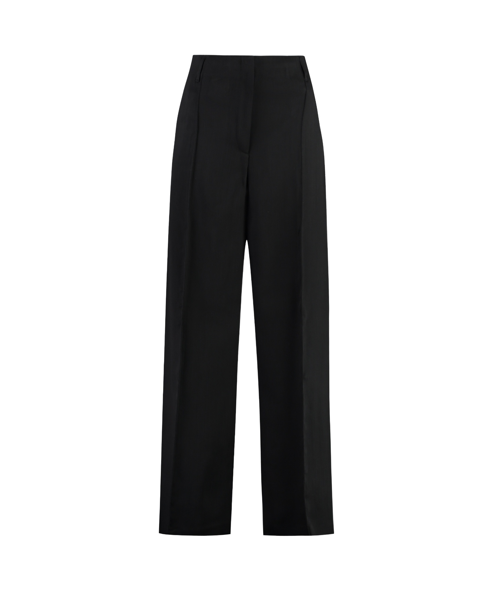 Acne Studios Wool Stretch Trousers In Black