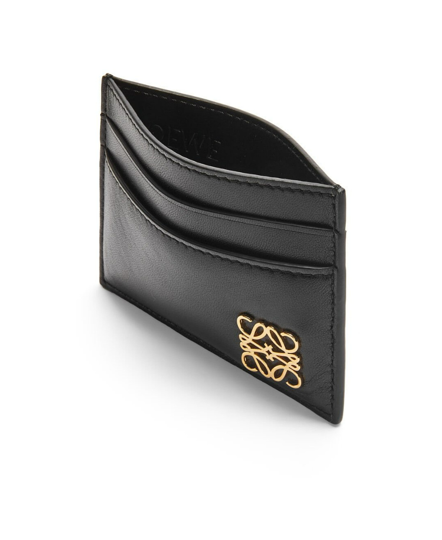 Loewe Puffer Anagram Plain Cardholder In Black