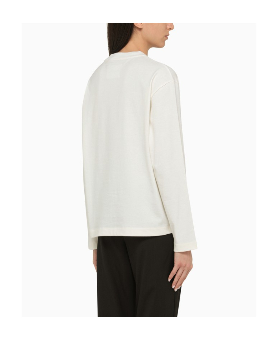 Shop Jil Sander Logo-print Sweatshirt In White