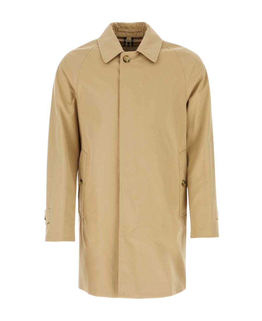 Burberry Camden Heritage Single-breasted Car Coat In Brown