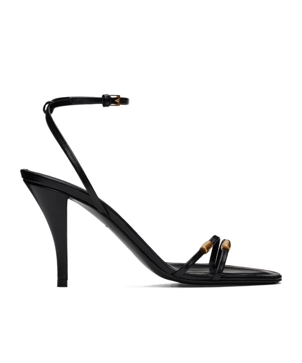 The Row Cleo Bijoux High-heeled Sandals In Black