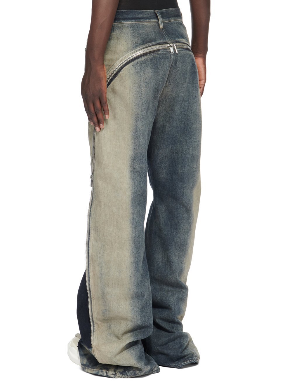 Rick Owens Drkshdw High-waisted Jeans In Black