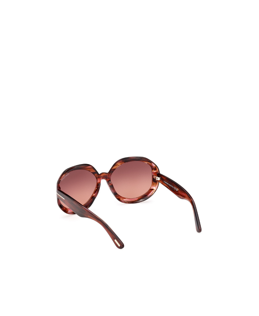 Tom Ford Geometric-frame Sunglasses In Pink