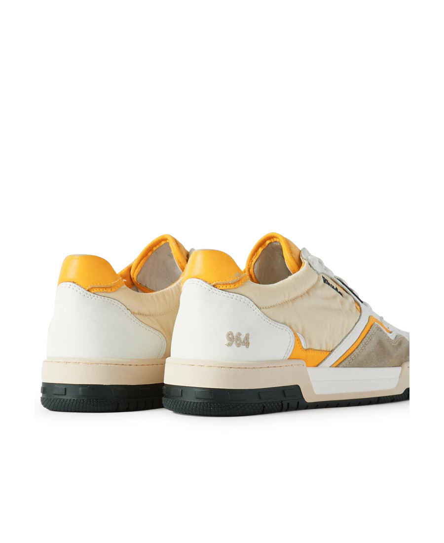 RHUDE RACING LOW-TOP SNEAKERS