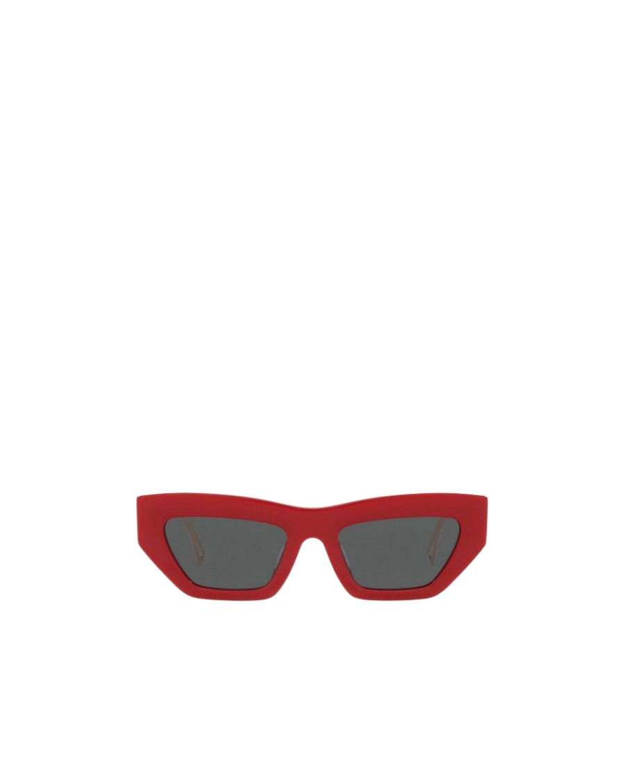 Versace Cat's Eye Frame Emblem Sunglasses In Red